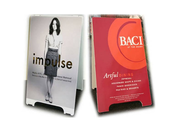 彩色广告印刷中空板